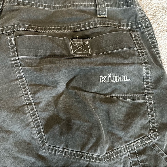 KÜHL Men’s Outdoor Hiking Shorts Size 32 Green Cotton Nylon - Picture 10 of 12